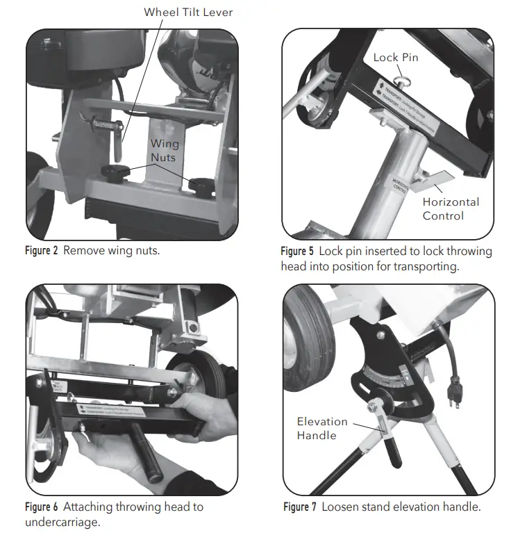 SPORTS ATTACK Rugby Training Machine - SET-UP