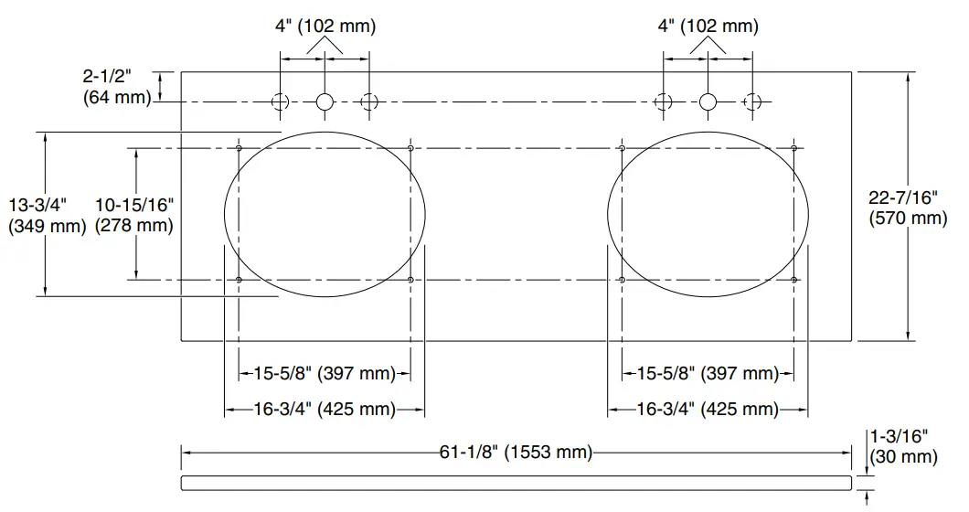 KOHLER-K-28256-Silestone-Quartz-61-Inch-Vanity-Top-with-Oval-Cutouts-fig2