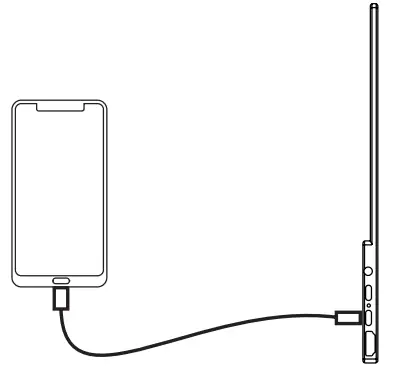 Verbatim PMT-14 Portable Touch Monitor - Mobile devices with USB-C