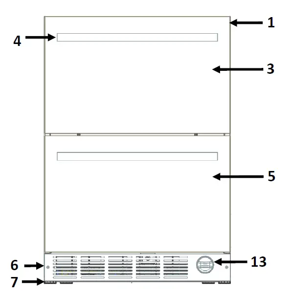 Thermador T24UC905DP Refrigerator Freezer Drawer 2