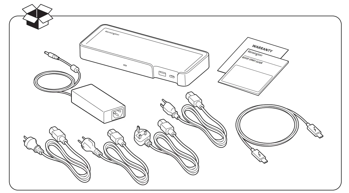 Kensington SD5200T Thunderbolt 3 Docking Station - BOX
