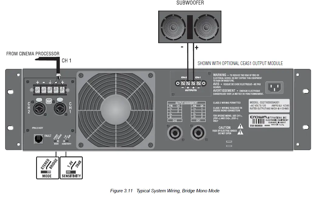 Crown-CE-2000TX-Power -Amp -11