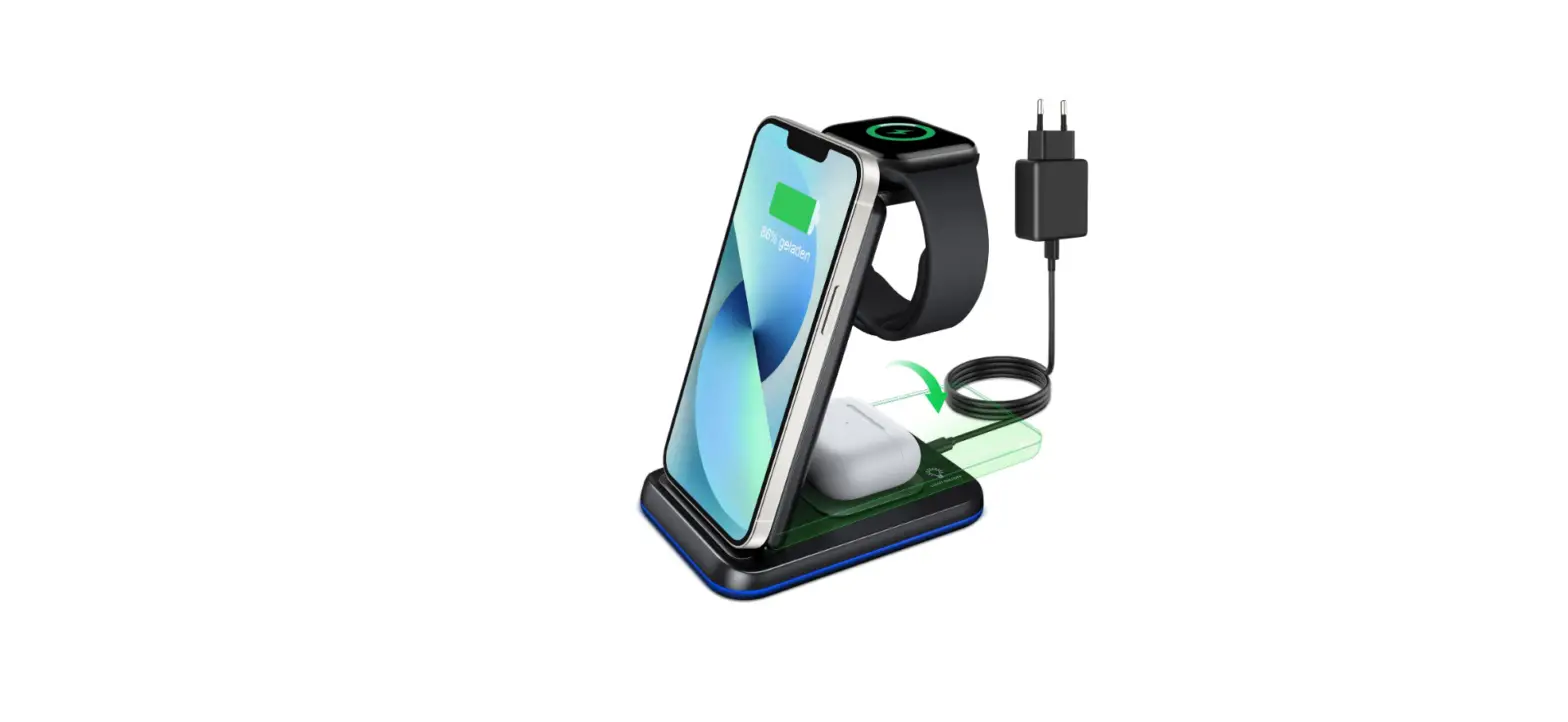 Etech Ewl-22177-a 3 In 1 Wireless Foldable Charger User Manual Etech Ewl-22177-a 3 In 1 Wireless Foldable Charger User Manual