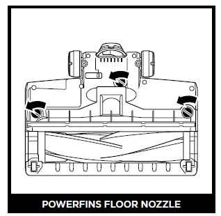 POWERFINS FLOOR NOZZLE