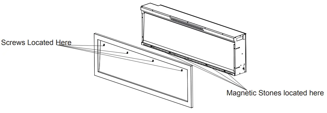 Amontii SYM 100 XT Series Bespoke Electric Fireplace - APPLIANCE 4
