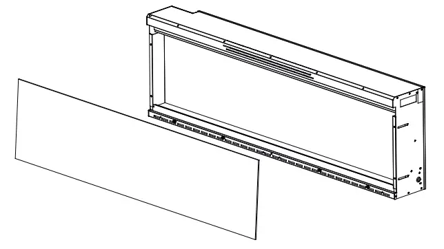 Amontii SYM 100 XT Series Bespoke Electric Fireplace - MEDIA
