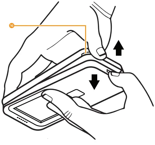Oakcastle F100 Mobile Phone-How to Open the Phone