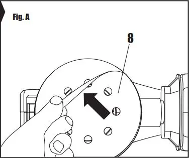 Wickes PES300 Orbital Sander Instruction Manual - Figure A