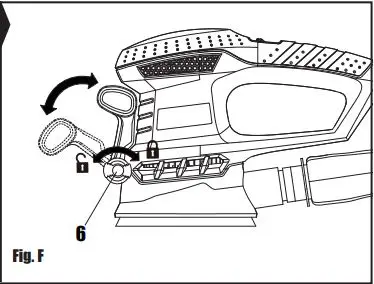 Wickes PES300 Orbital Sander Instruction Manual - Figure F