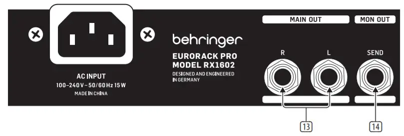 behringer RX1602 Eurorack Pro Professional Multi-Purpose -figure 6