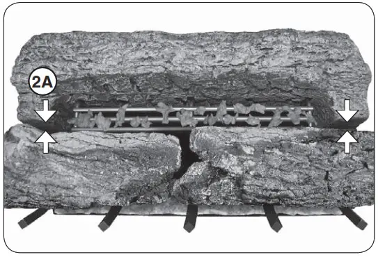 realfyre G52 Vented Gas Log Set- 2a