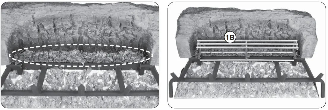 realfyre G52 Vented Gas Log Set-Ensure the embers