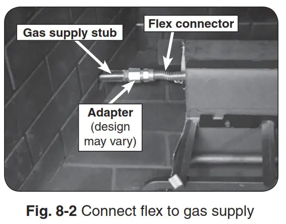 realfyre G52 Vented Gas Log Set-Fig. 8-2