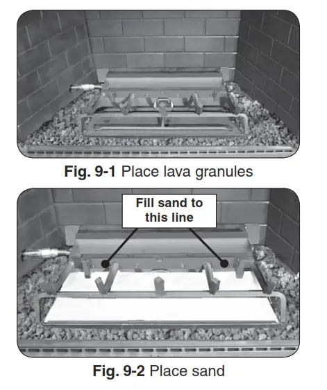realfyre G52 Vented Gas Log Set-Fig.9-2