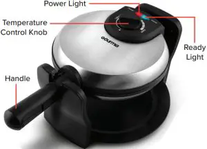 Gourmia GWM448 Rotating Waffle Maker - fig 3