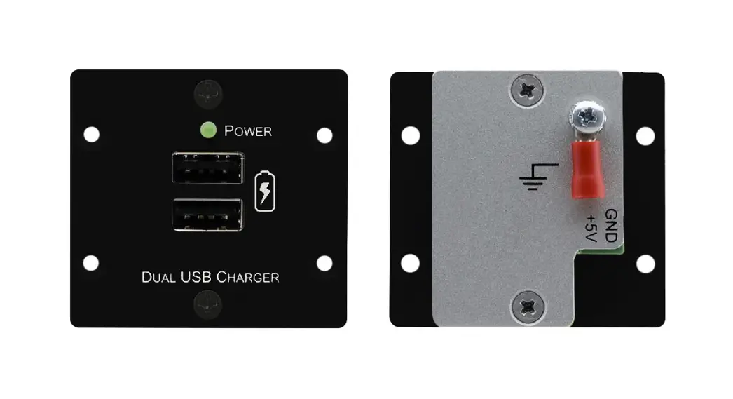 Kramer W-2uc Dual Insert Dual Usb Charger Installation Guide