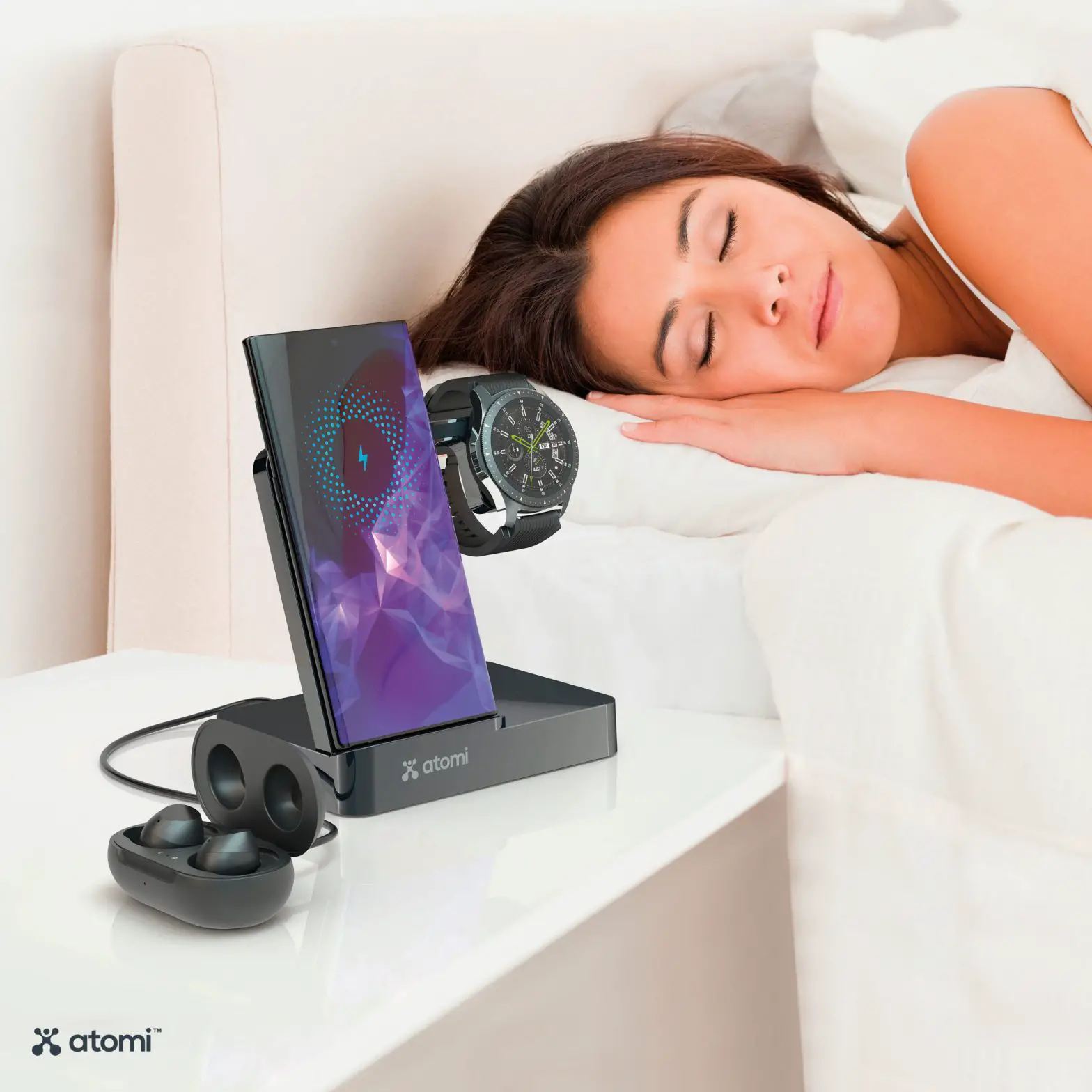 Atomi At1434 Qi Wireless Charging Dock User Manual Atomi At1434 Qi Wireless Charging Dock User Manual