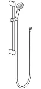 IKEA 503.426.28 Brogrund Riser Rail with Hand Shower Outlet