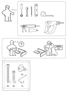 IKEA 503.426.28 Brogrund Riser Rail with Hand Shower Outlet - FIG