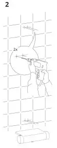 IKEA 503.426.28 Brogrund Riser Rail with Hand Shower Outlet - FIG 4