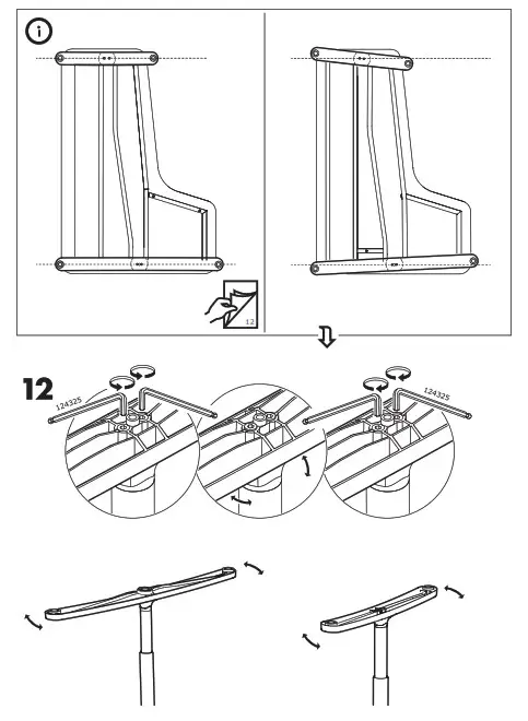 IKEA BEKANT Corner Desk Right Linoleum- 12