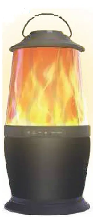 tzumi Ember Portable Speaker with Simulated Flame LED Light