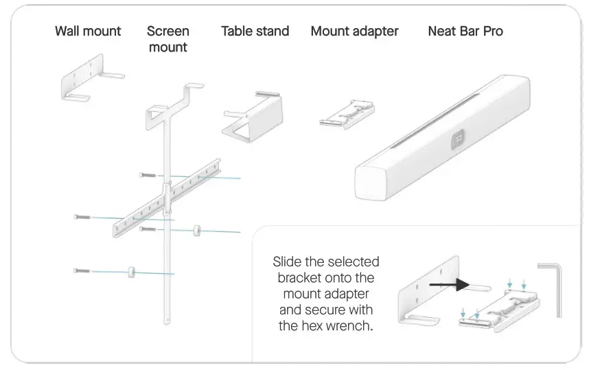 Bar and Neat Pad Zoom Rooms System- In the box