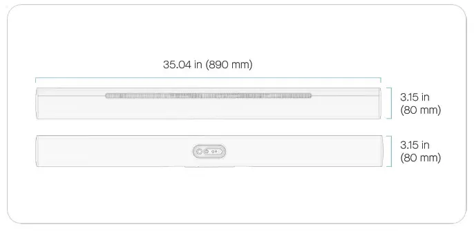Bar and Neat Pad Zoom Rooms System- Size