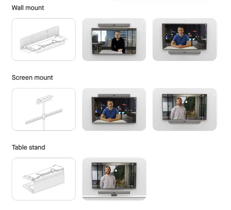 Bar and Neat Pad Zoom Rooms System- Size