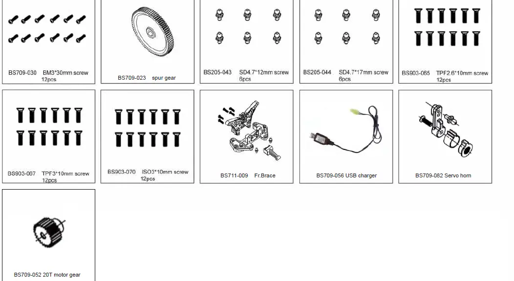 BSD RACING BS709E Remote Control Car Instruction Manual-9