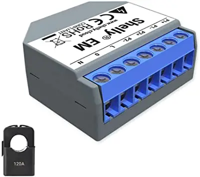 Shelly 581729 EM 2 Channel Wifi Energy Meter