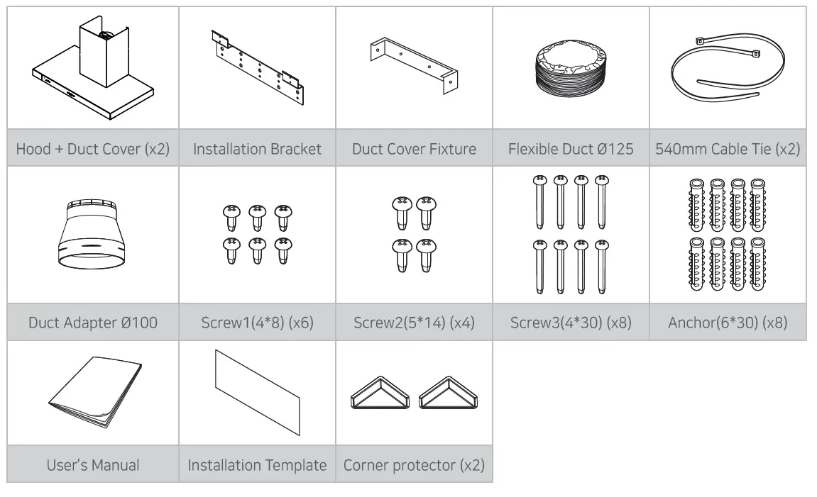 Navien RGC130-06PA Range Hood fig1