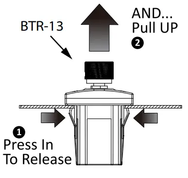 Wireless Edge BTR 13 Bluetooth Audio Receiver - Removal