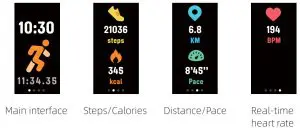 Shen Zhen Ya Mei Shu Ma Dian Zi You Xian Gong Si K6 SmartBand - exersise 3