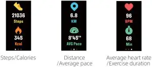 Shen Zhen Ya Mei Shu Ma Dian Zi You Xian Gong Si K6 SmartBand - exersise 6