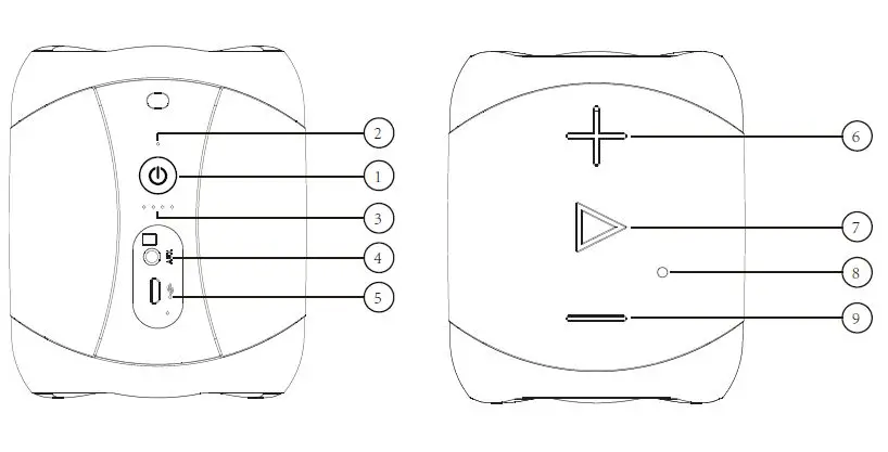 BlueAnt X1 Portable Bluetooth Speaker FIG 1