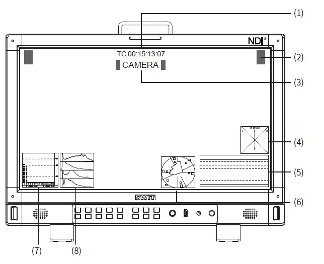 SWIT BM-215NDI BM-NDI 4K Studio LCD Monitor-5