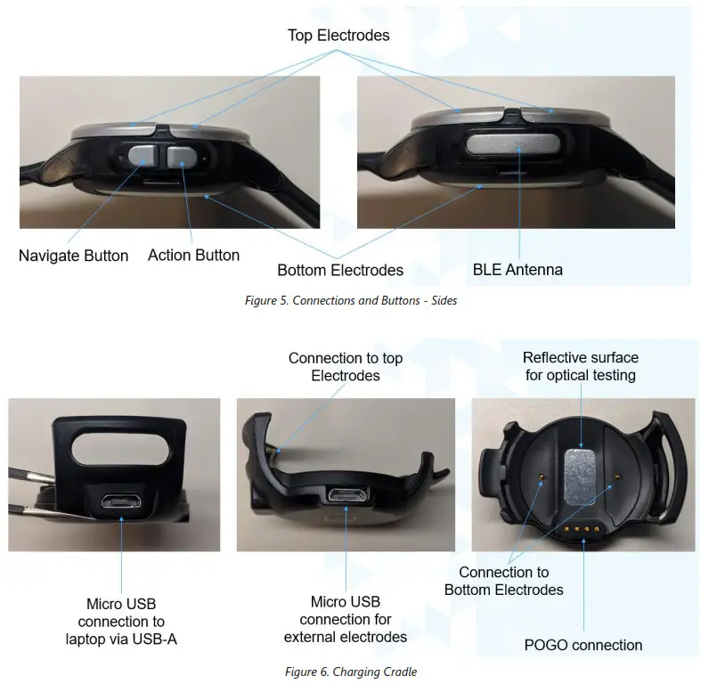 ANALOG DEVICES EVAL HCRWATCH4Z Signs Monitoring Watch - Buttons