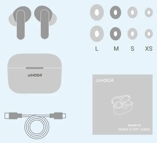 AIHOOR A2 Wireless Earbuds - INHALT