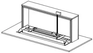 CEILING RECESS KIT (SOLD SEPARATELY)