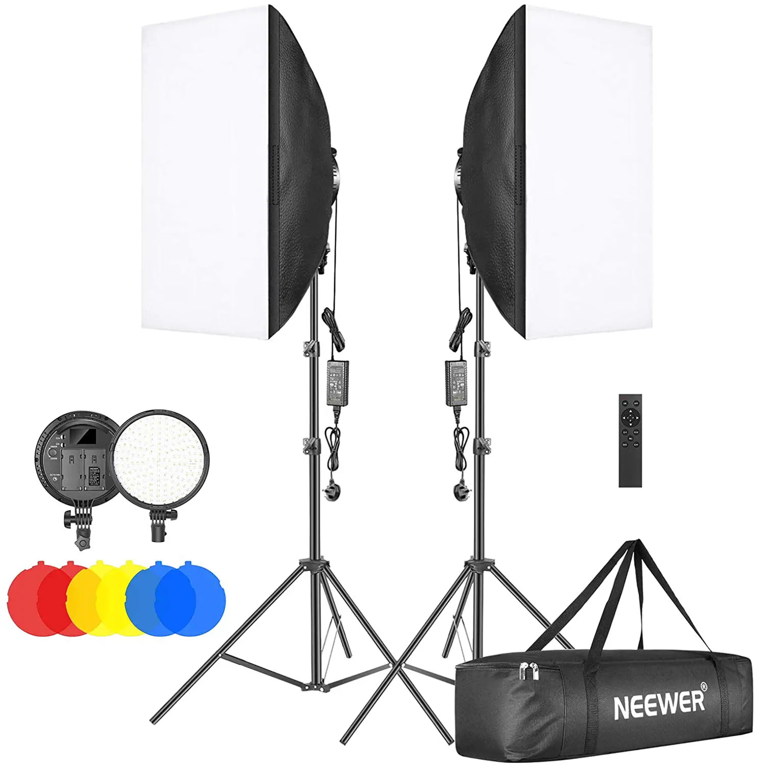 MEEWER NW48-2.4G LED Softbox Lighting Kit PRO3