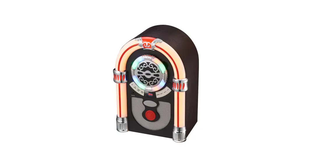Ueme Jk-01 Retro Tabletop Jukebox With Cd Player User Guide