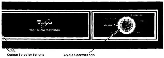 Whirlpool DP6881XL Dishwasher - TEMP WASHING Option
