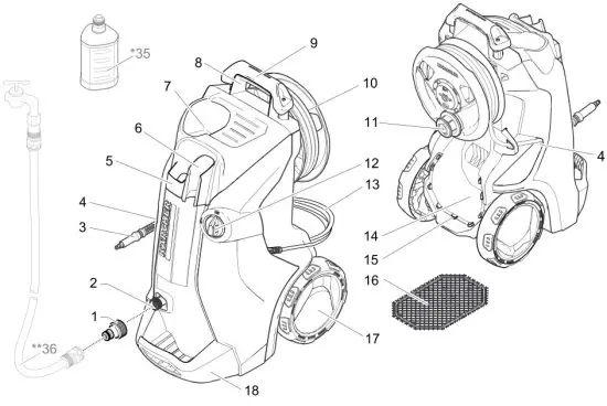 KARCHER K7 Premium Full Control Plus - Description of the Appliance