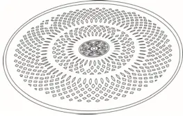 Royalcraft Kingston 6 Seat Set with Lazy Susan-Table - Table Top