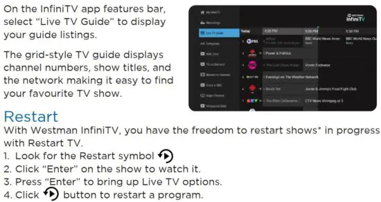 FIG 10 Live TV Guide