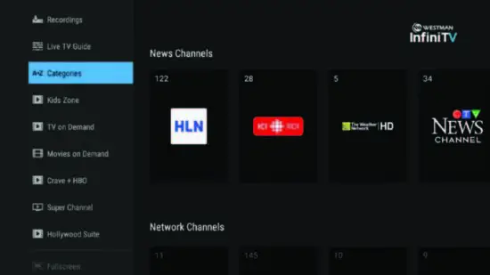 FIG 12 A-Z Categories