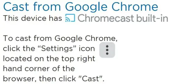 FIG 21 Cast from Google Chrome