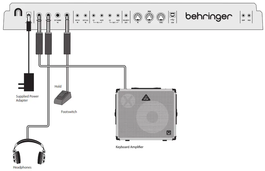 behringer Analog Synthesizer with 32 Full-