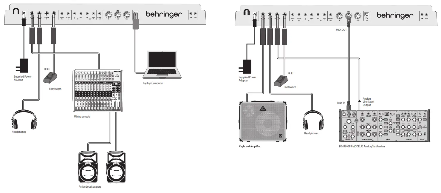 behringer Analog Synthesizer with 32 Full- 50